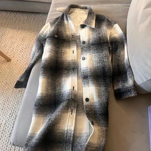 NWOT aritzia ganna long shirt jacket